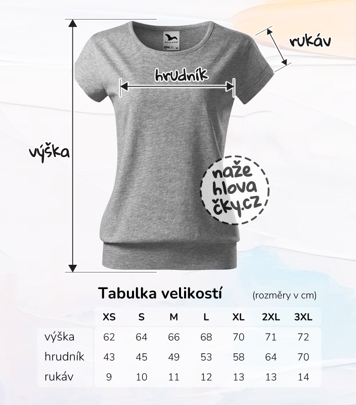 Tričko CITY dámské tmavě šedý melír