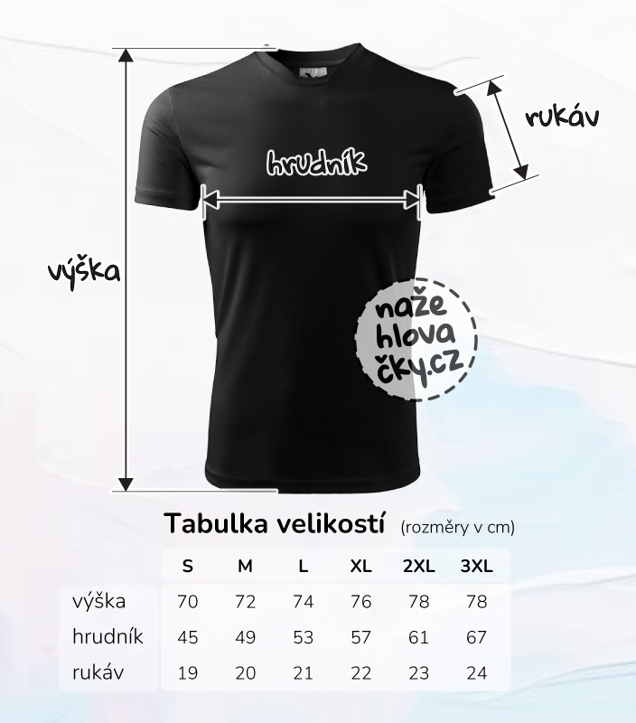 Tričko FANTASY pánské černá
