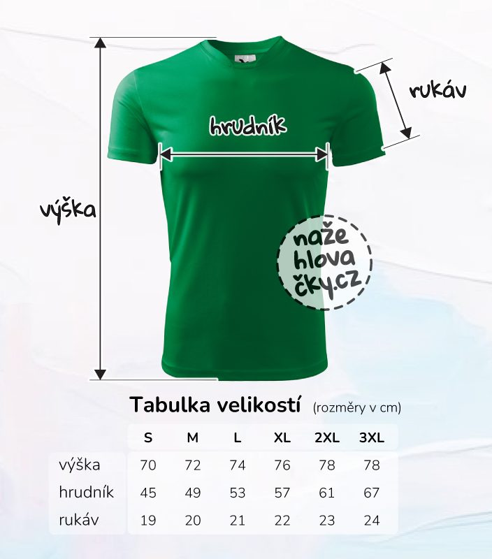 Tričko FANTASY pánské středně zelená