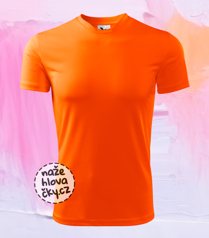 Tričko FANTASY pánské neon orange