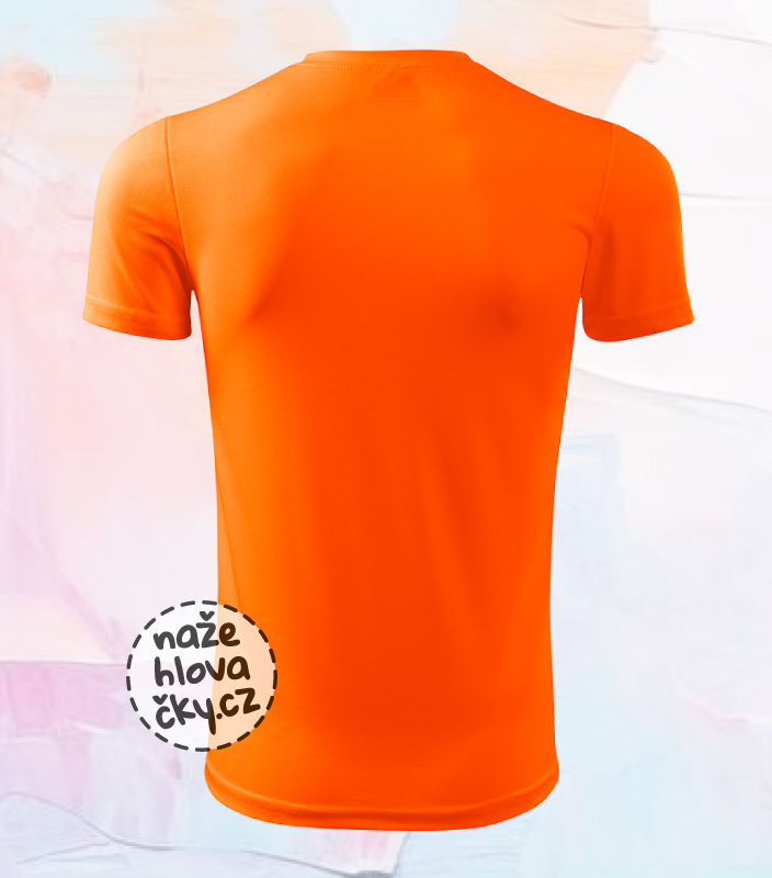 Tričko FANTASY pánské neon orange