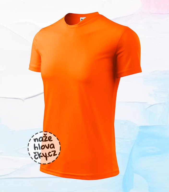 Tričko FANTASY pánské neon orange