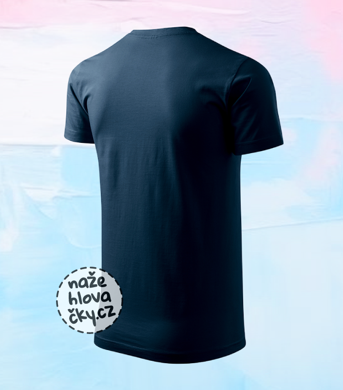 Tričko BASIC pánské námořní modrá