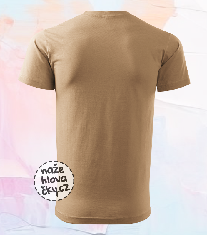 Tričko BASIC pánské písková