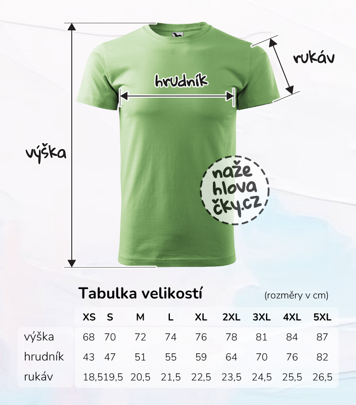 Tričko BASIC pánské trávově zelená