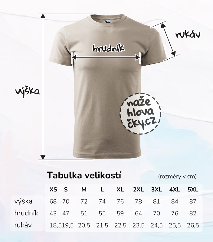 Tričko BASIC pánské ledově šedá