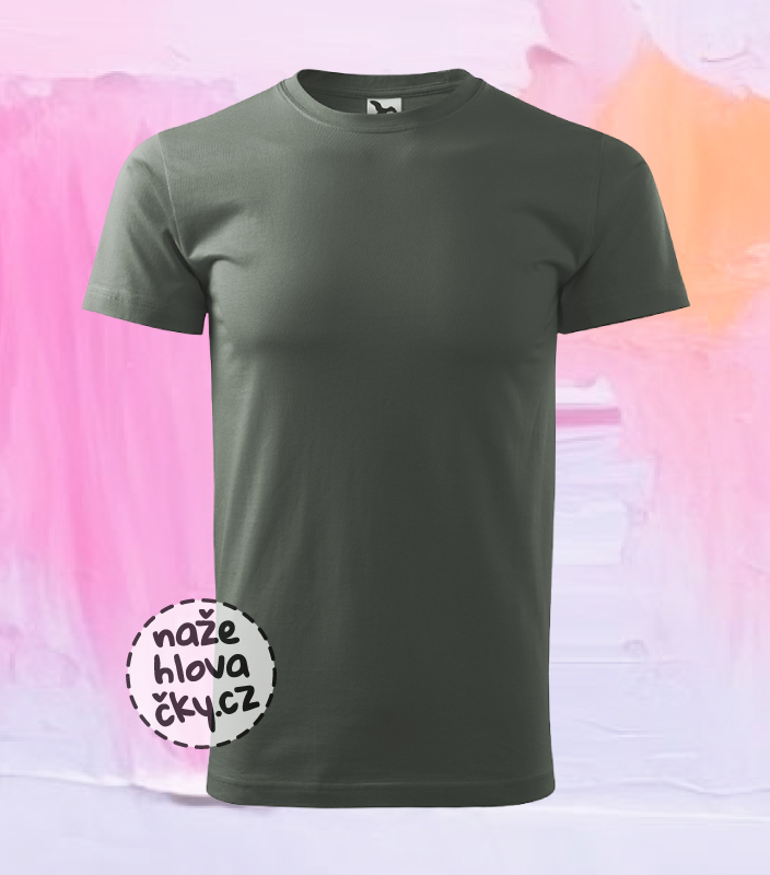 Tričko BASIC pánské tmavá břidlice