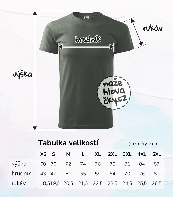Tričko BASIC pánské tmavá břidlice