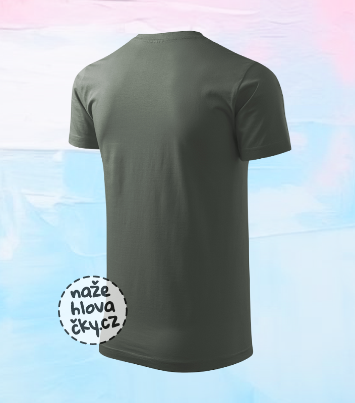 Tričko BASIC pánské tmavá břidlice