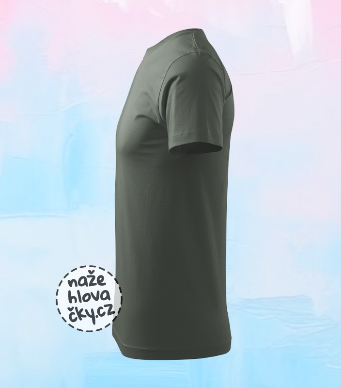 Tričko BASIC pánské tmavá břidlice