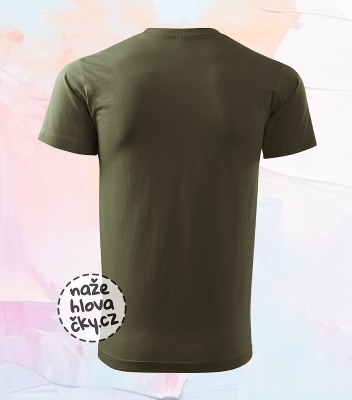 Tričko BASIC pánské military