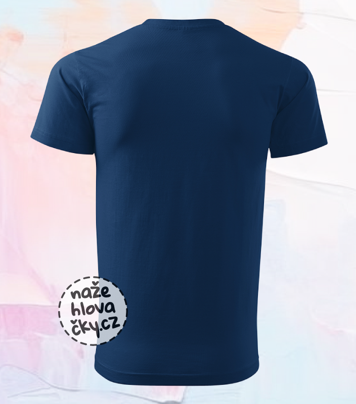 Tričko BASIC pánské půlnoční modrá