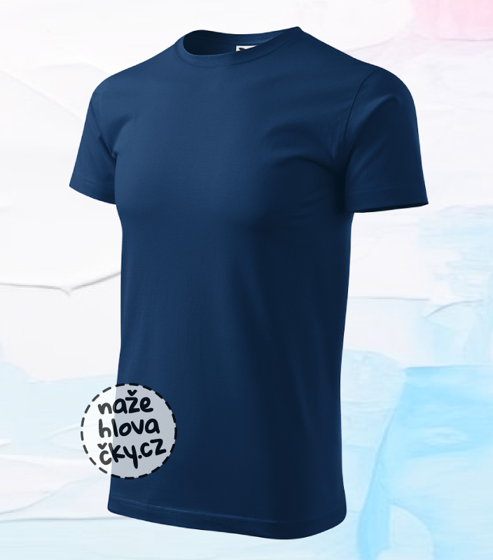 Tričko BASIC pánské půlnoční modrá