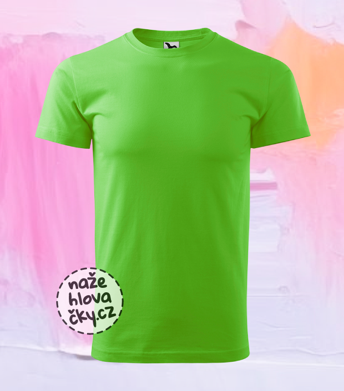 Tričko BASIC pánské apple green