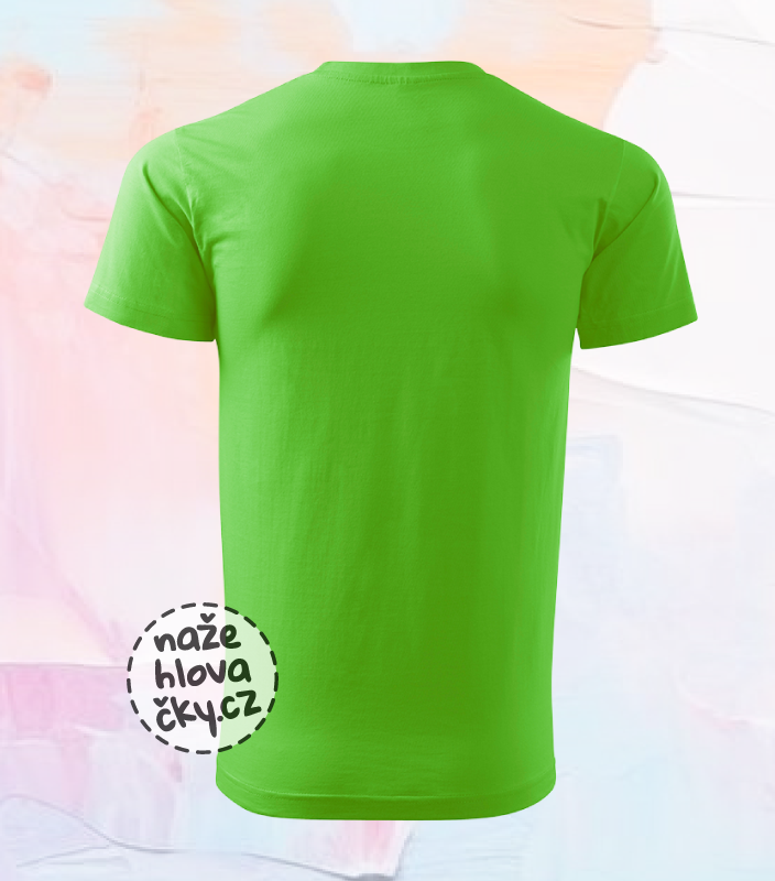 Tričko BASIC pánské apple green