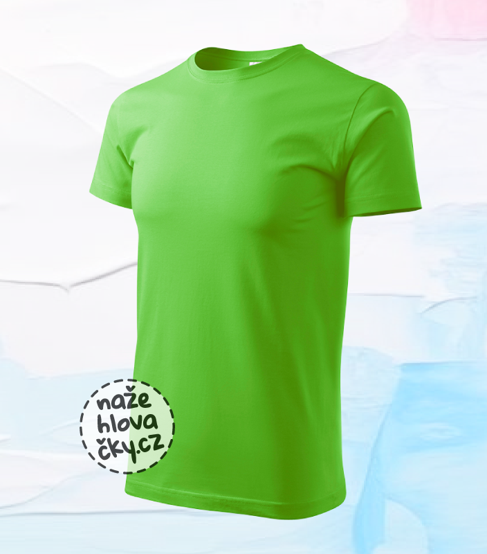 Tričko BASIC pánské apple green