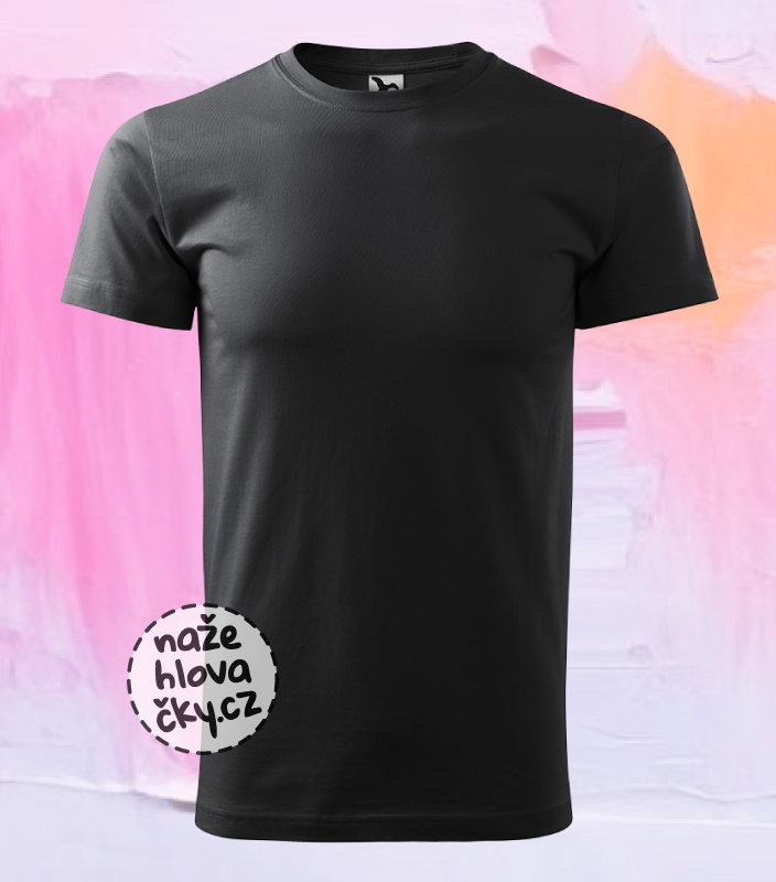 Tričko BASIC pánské ebony gray
