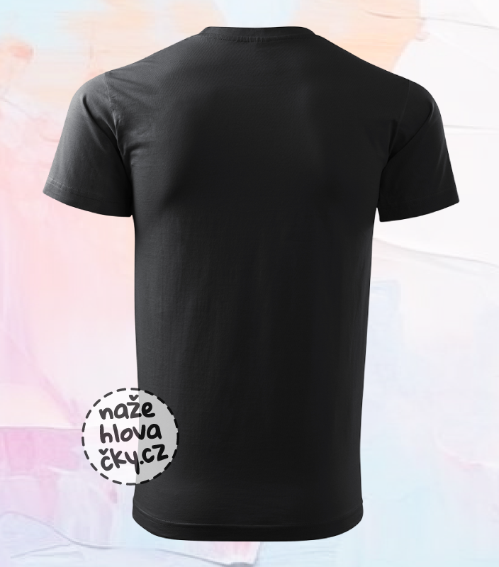 Tričko BASIC pánské ebony gray