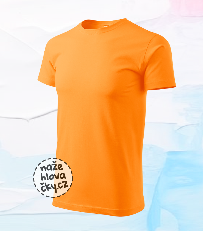 Tričko BASIC pánské tangerine orange