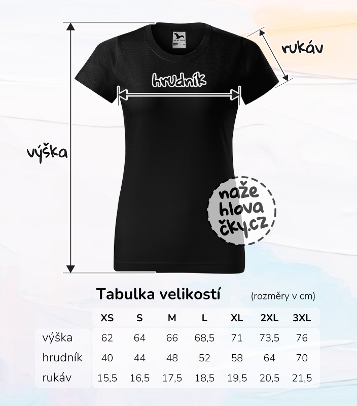 Tričko BASIC dámské černá