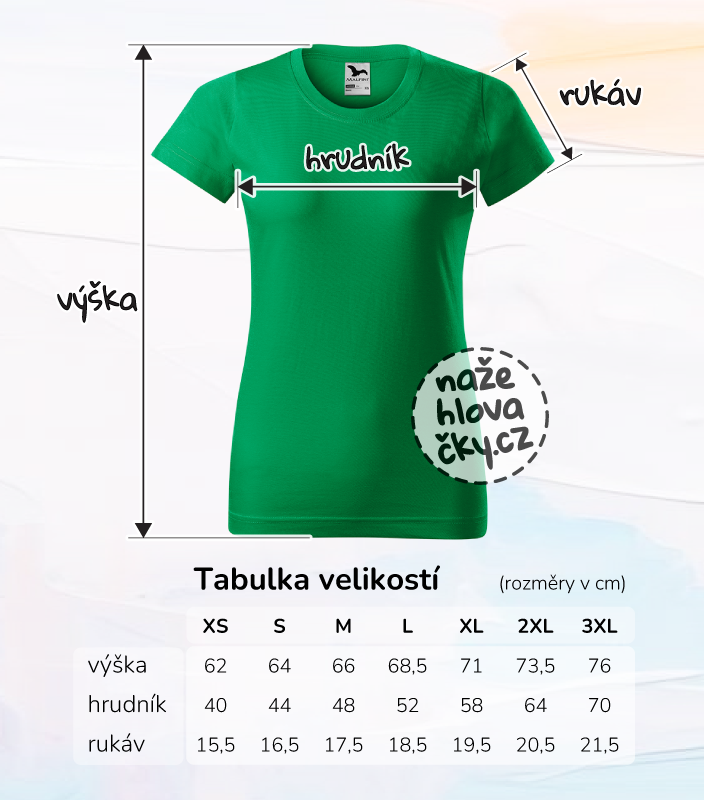 Tričko BASIC dámské středně zelená