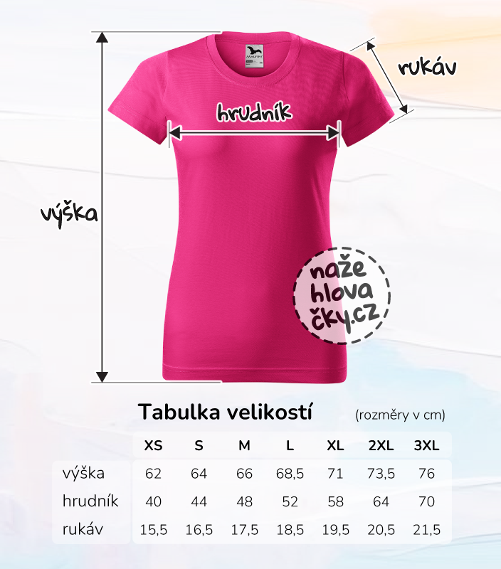 Tričko BASIC dámské purpurová