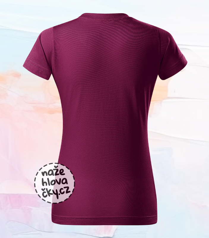 Tričko BASIC dámské fuchsiová