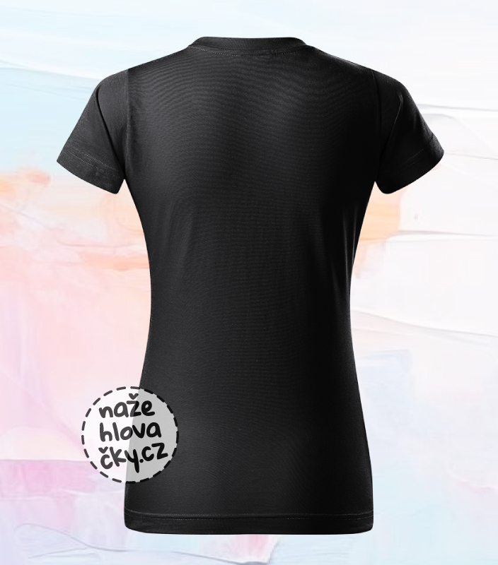 Tričko BASIC dámské ebony gray