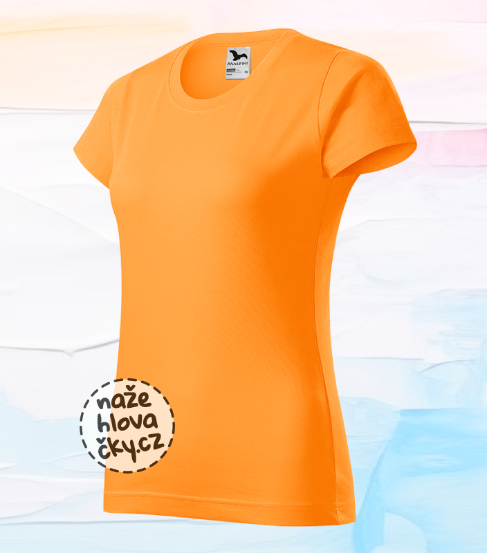Tričko BASIC dámské tangerine orange