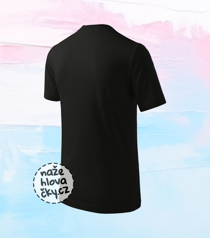 Tričko BASIC dětské černá