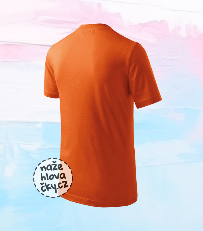 Tričko BASIC dětské oranžová