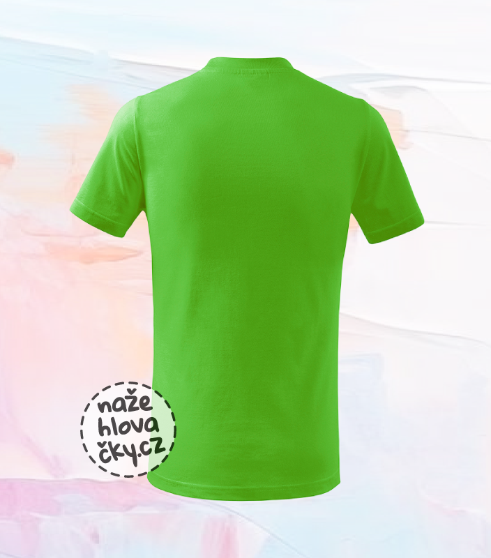 Tričko BASIC dětské apple green