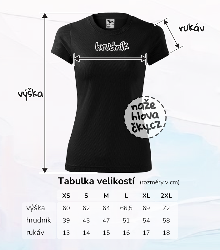 Tričko FANTASY dámské černá