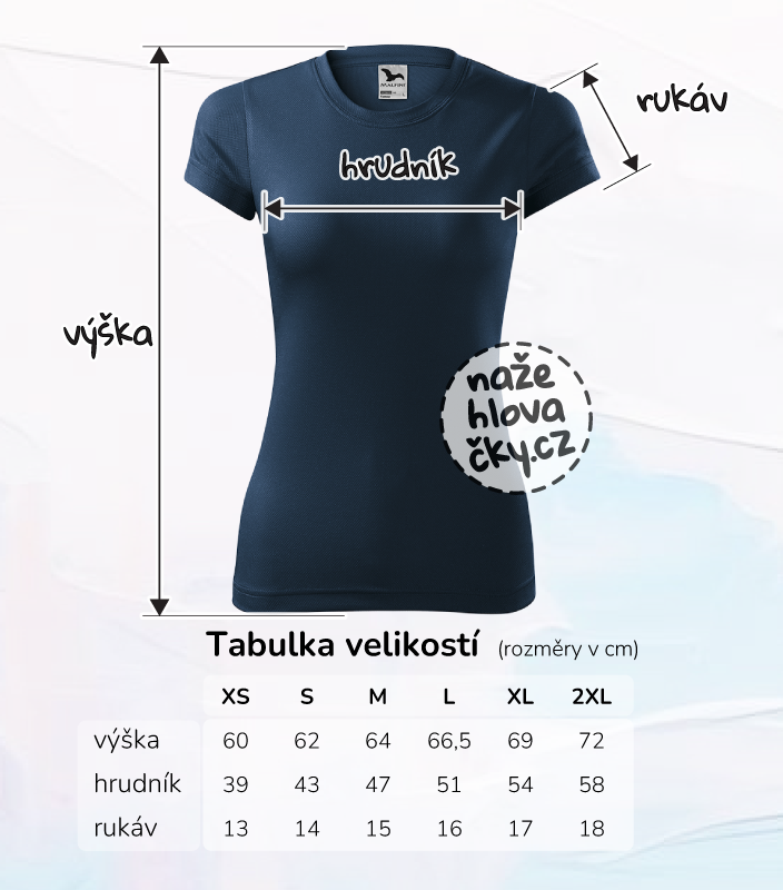 Tričko FANTASY dámské námořní modrá