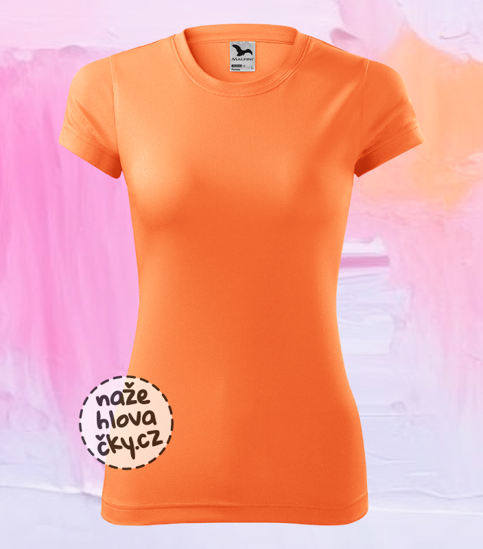 Tričko FANTASY dámské neon mandarine