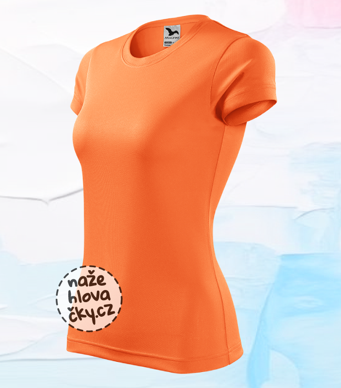 Tričko FANTASY dámské neon mandarine