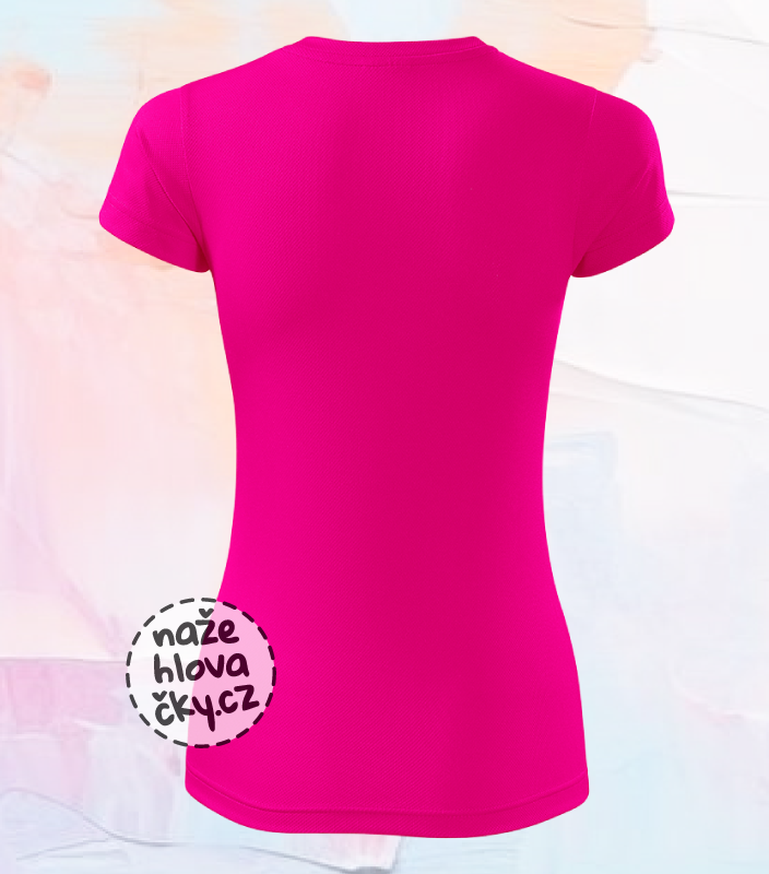 Tričko FANTASY dámské neon pink