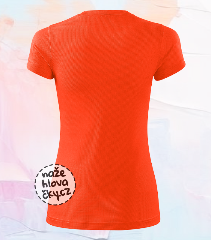 Tričko FANTASY dámské neon orange