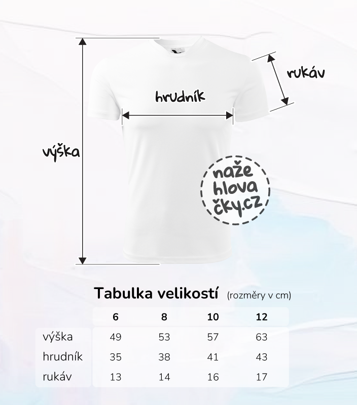 Tričko FANTASY dětské bílá