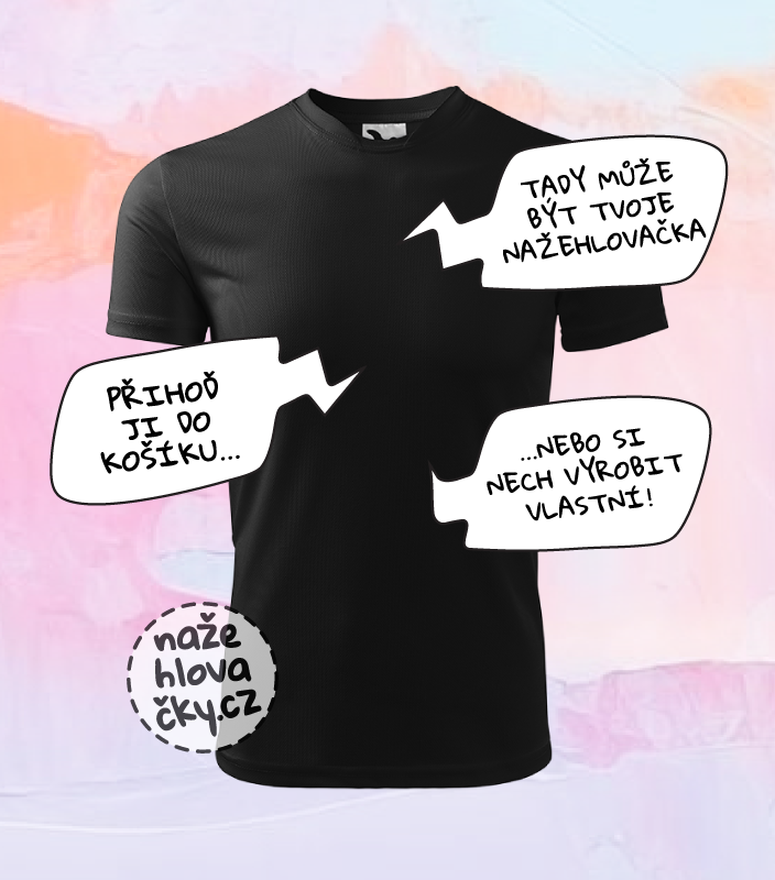 Tričko FANTASY dětské černá