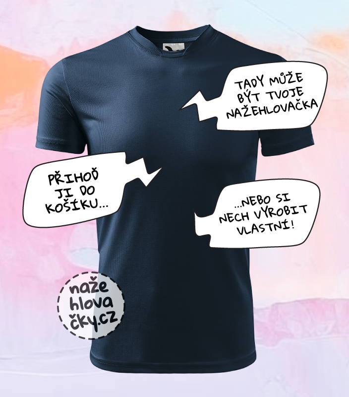 Tričko FANTASY dětské námořní modrá