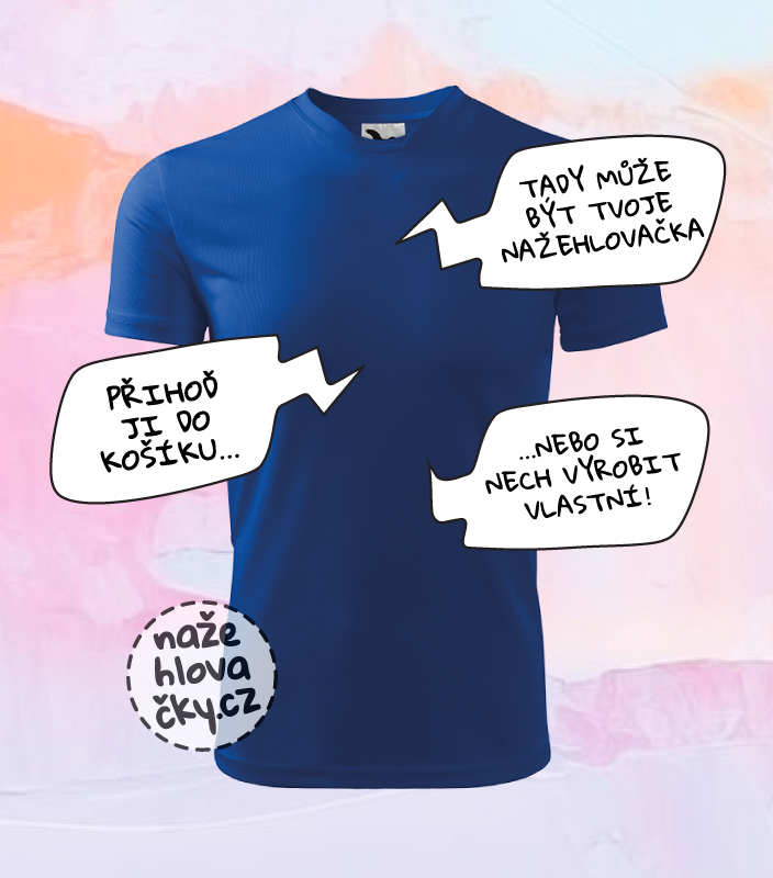 Tričko FANTASY dětské královská modrá