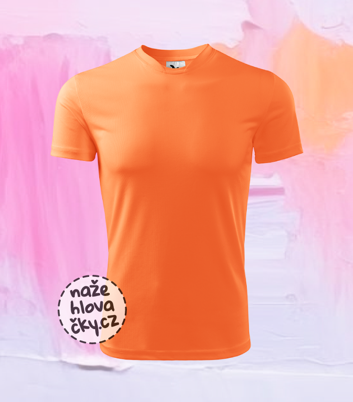 Tričko FANTASY dětské neon mandarine