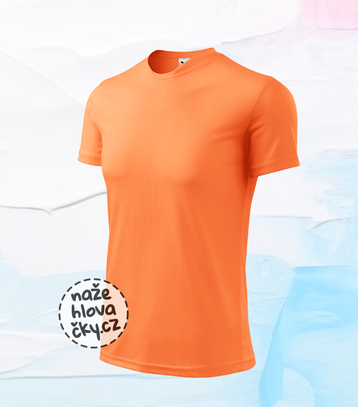 Tričko FANTASY dětské neon mandarine