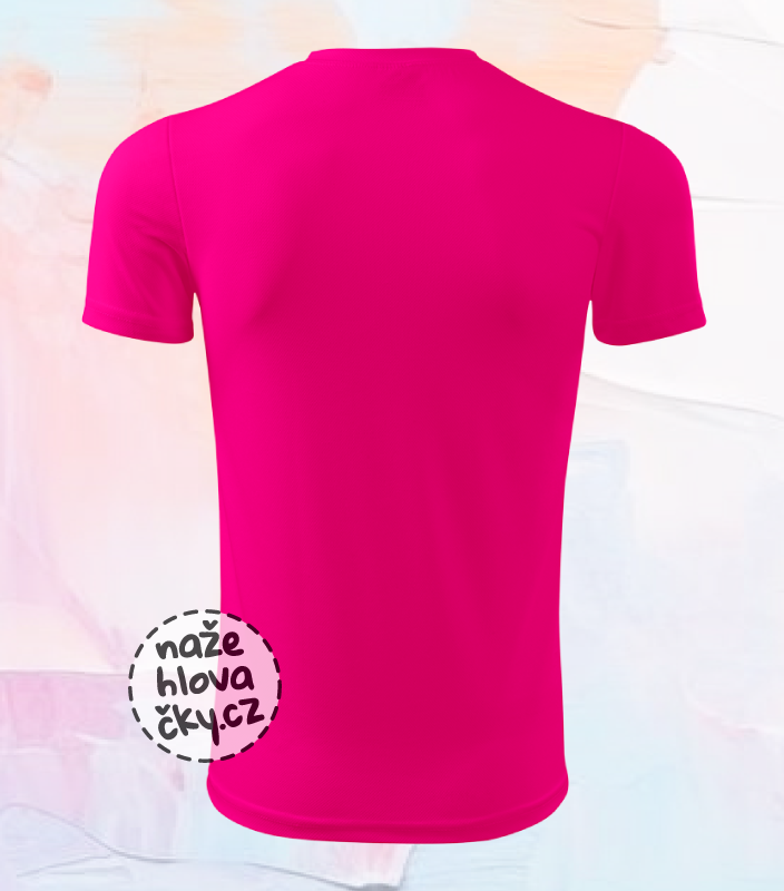 Tričko FANTASY dětské neon pink