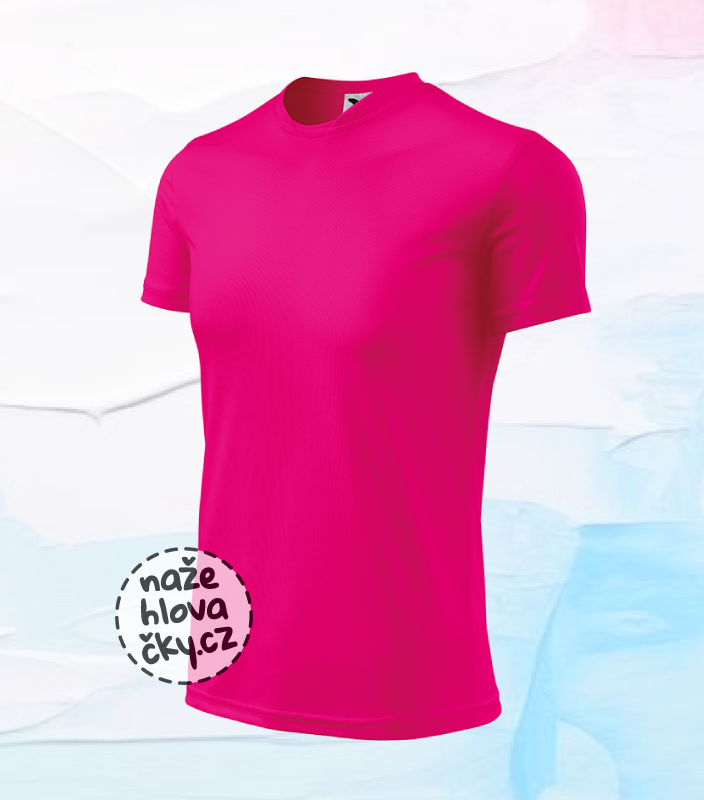 Tričko FANTASY dětské neon pink