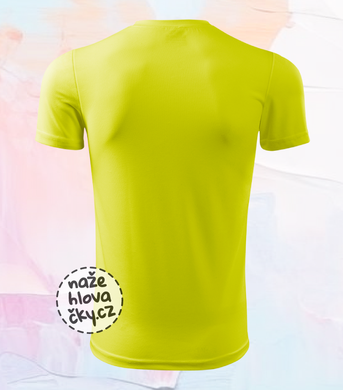 Tričko FANTASY dětské neon yellow