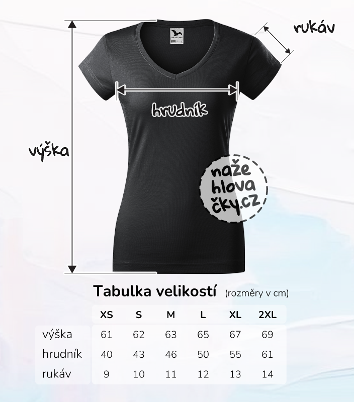 Tričko FIT V-NECK dámské ebony gray
